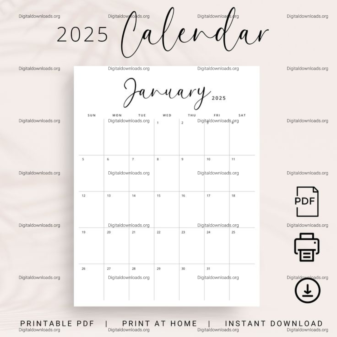 2025 Monday Lined Planner – Your Weekly Organizer