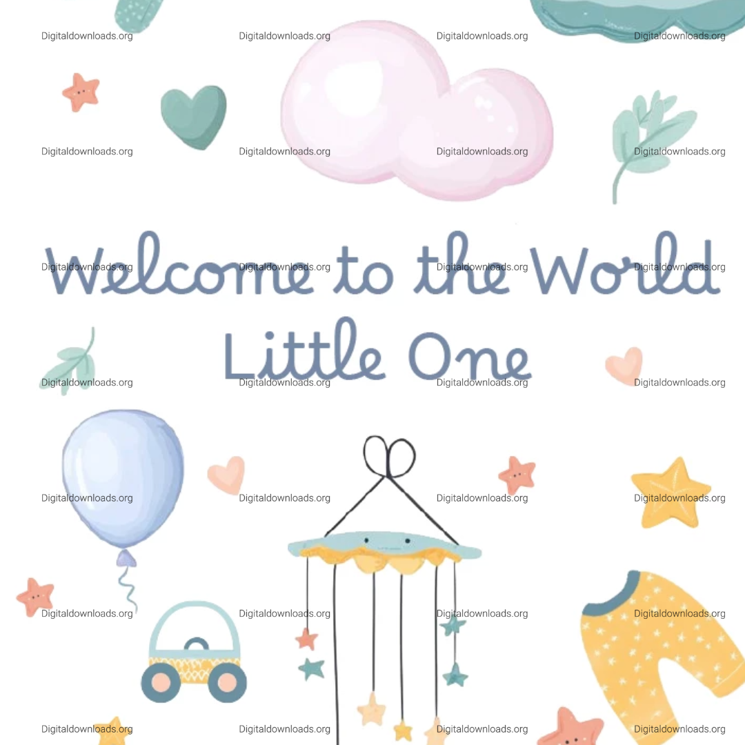 Editable Baby Book Template