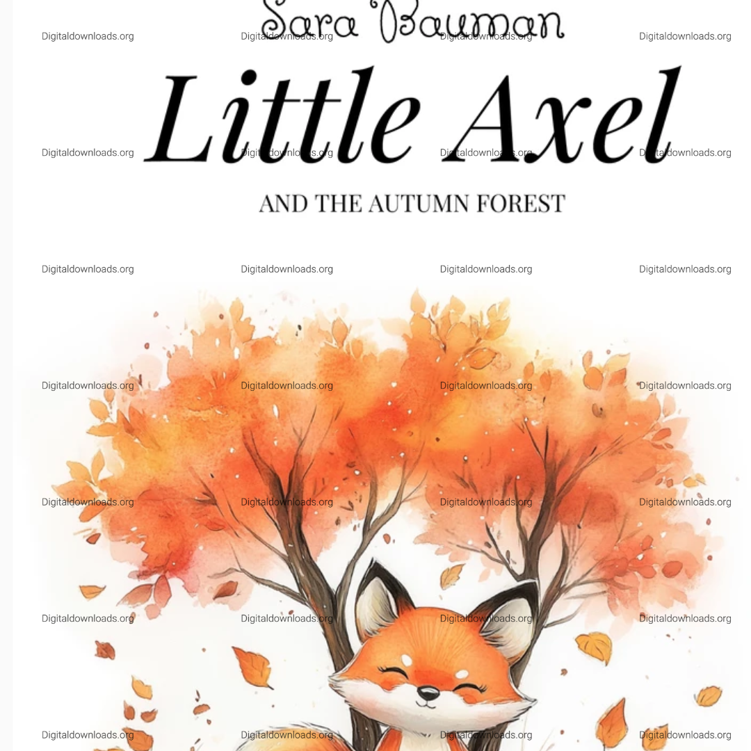 Charming Children's Book Template – Cute & Colorful Story Layout
