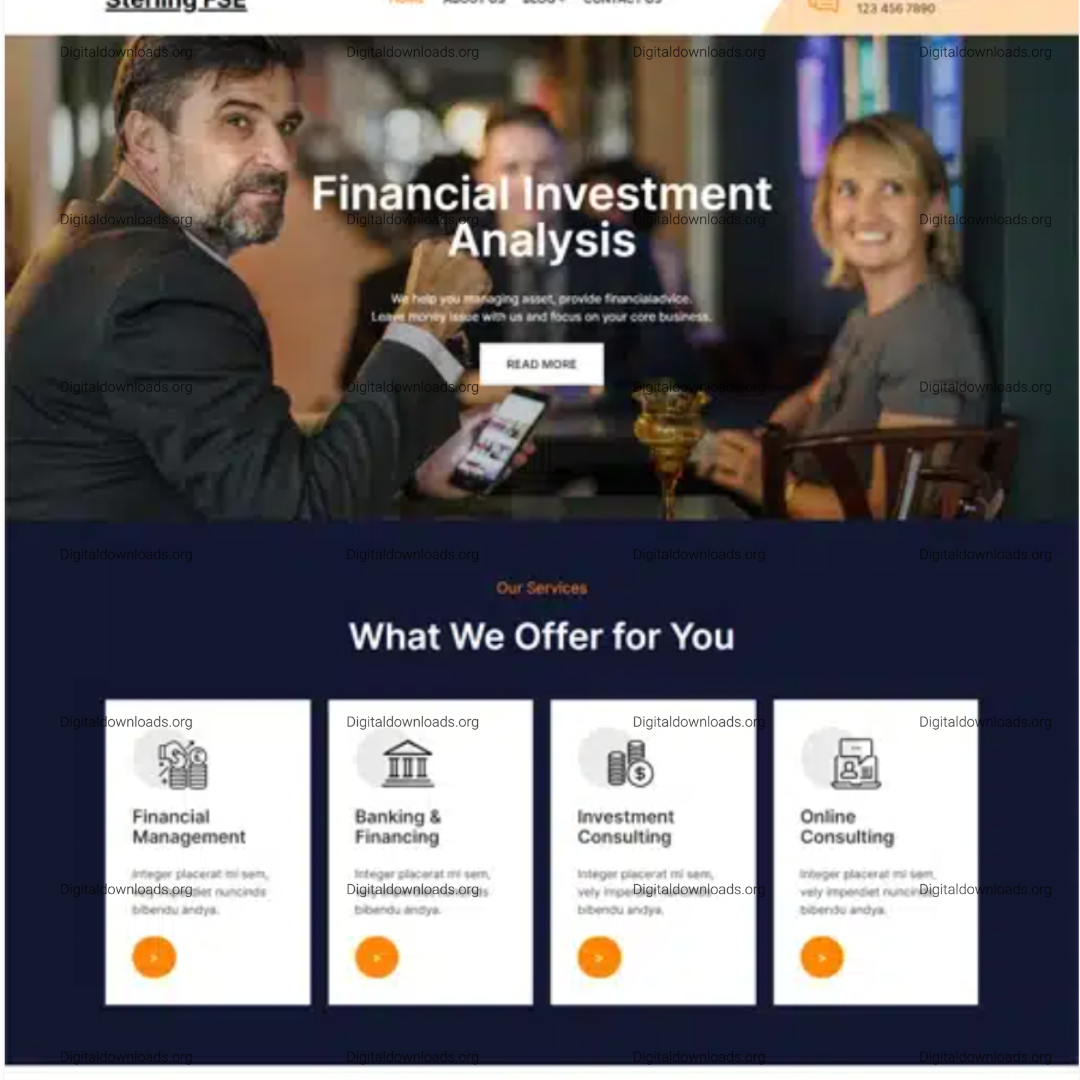 Sterling FSE: Reliable Microfinance & Financial Services WordPress Theme