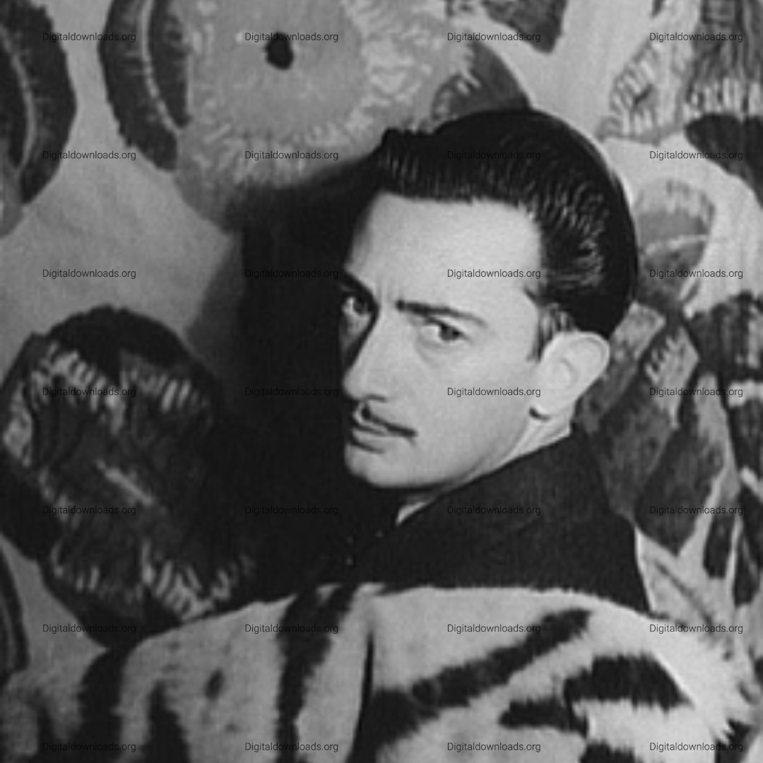 Salvador Dali Portrait – Photo by Carl Van Vechten, 1939