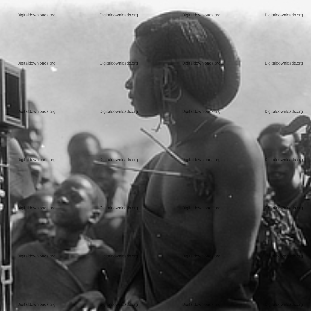 Young Masai Interested in the Camera – Arusha, Tanzania, 1936 Photo by Matson
