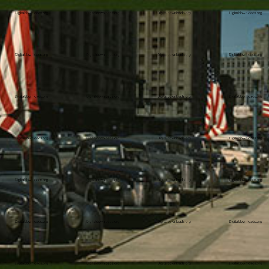 Lincoln, Nebraska – Color Photograph by John Vachon, 1942
