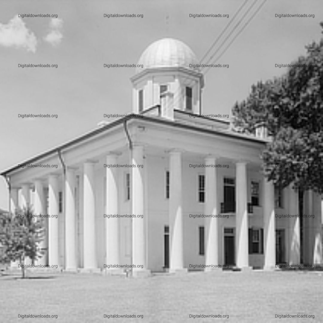 East Feliciana Parish Courthouse – Clinton, Louisiana, Photo by Frances B. Johnston, 1938