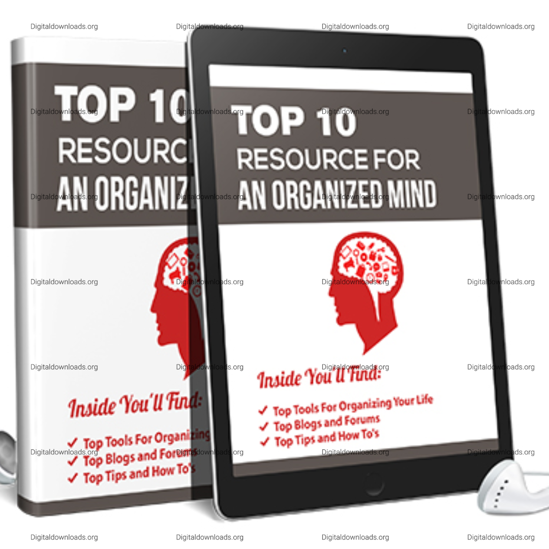 Top 10 Resources For An Organized Mind – AudioBook & Ebook Bundle