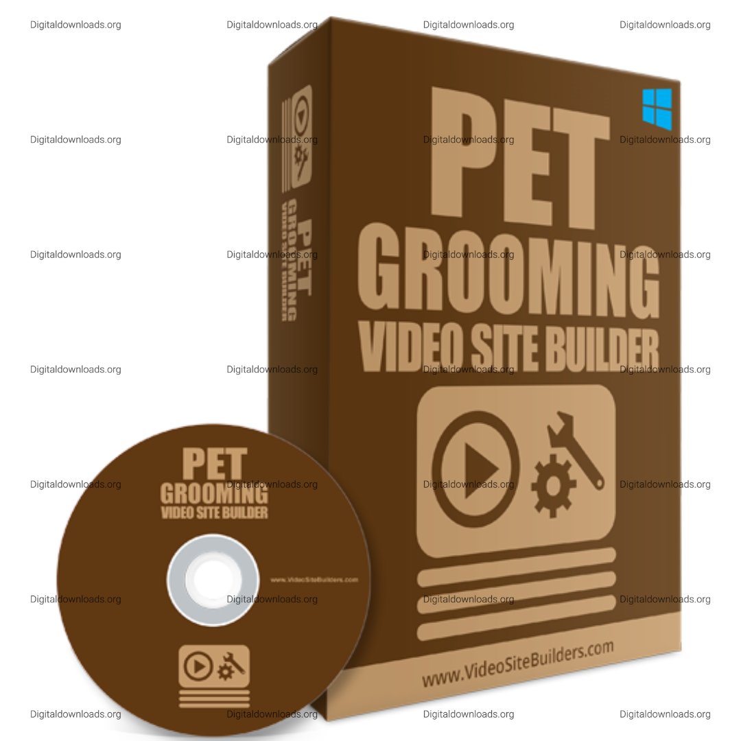 Pet Grooming Video Site Builder