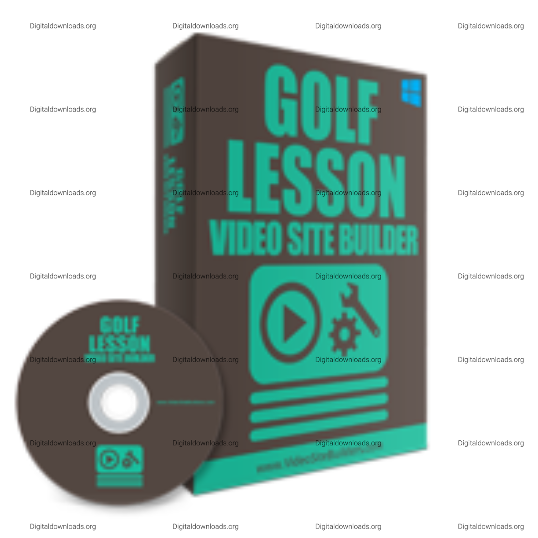 Golf Lesson Video Site Builder