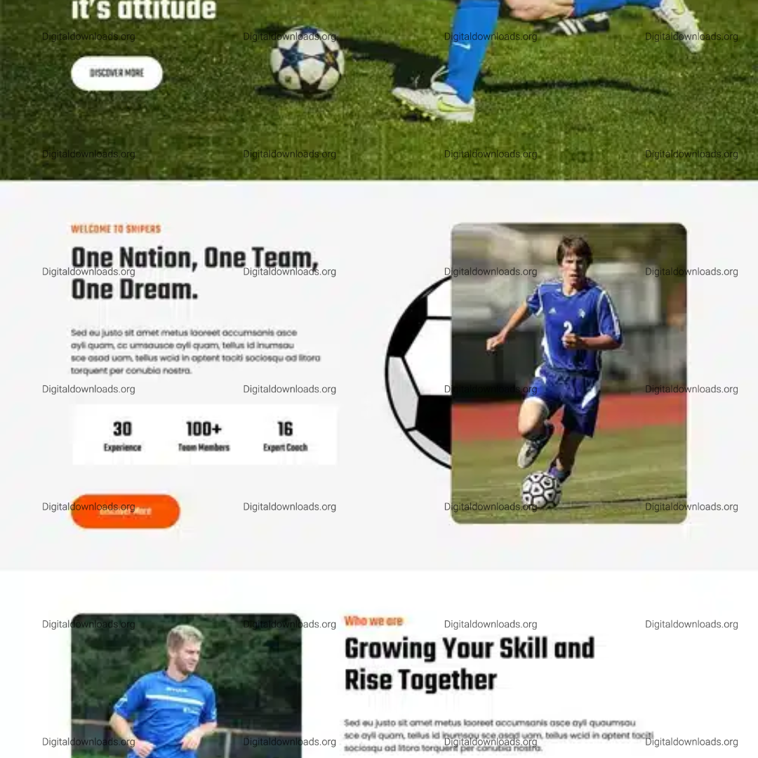 Snipers FSE: Soccer Club & Sports WordPress Theme