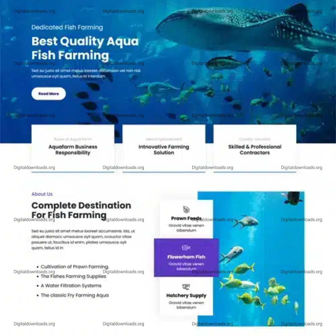 Fishland FSE: Versatile Seafood & Fishing Business WordPress Theme