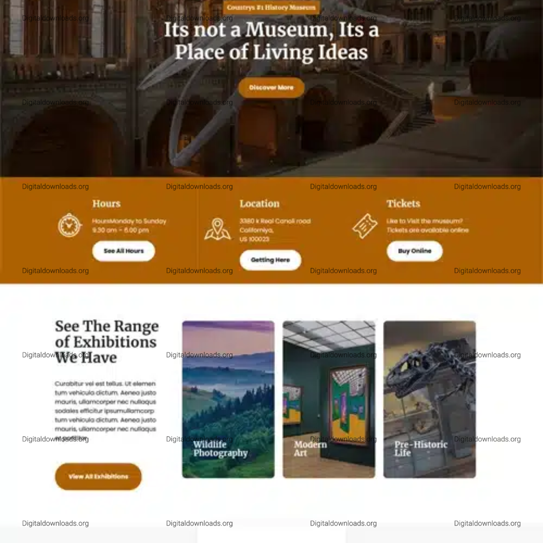 Liberty FSE: Elegant Museum & Art Gallery WordPress Theme